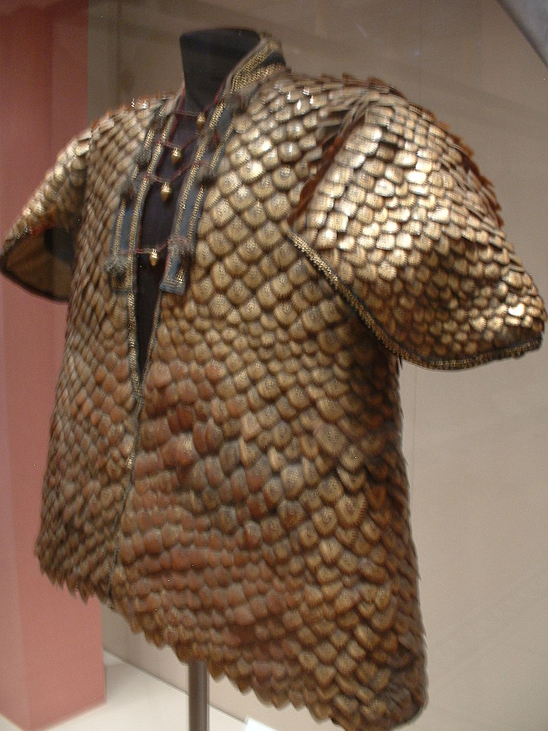 Scale mail armor Coat of Pangolin scales